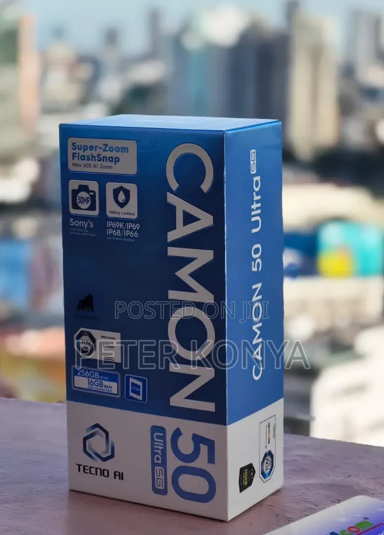 New Tecno Camon 50 Ultra 512 GB Black