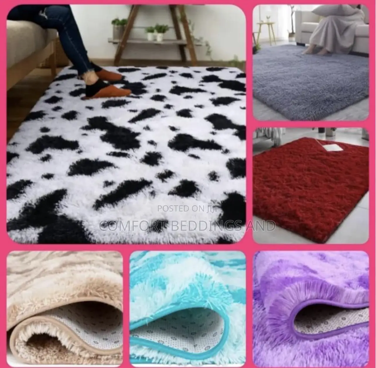 Fluffy Carpets 1.5m by 2m