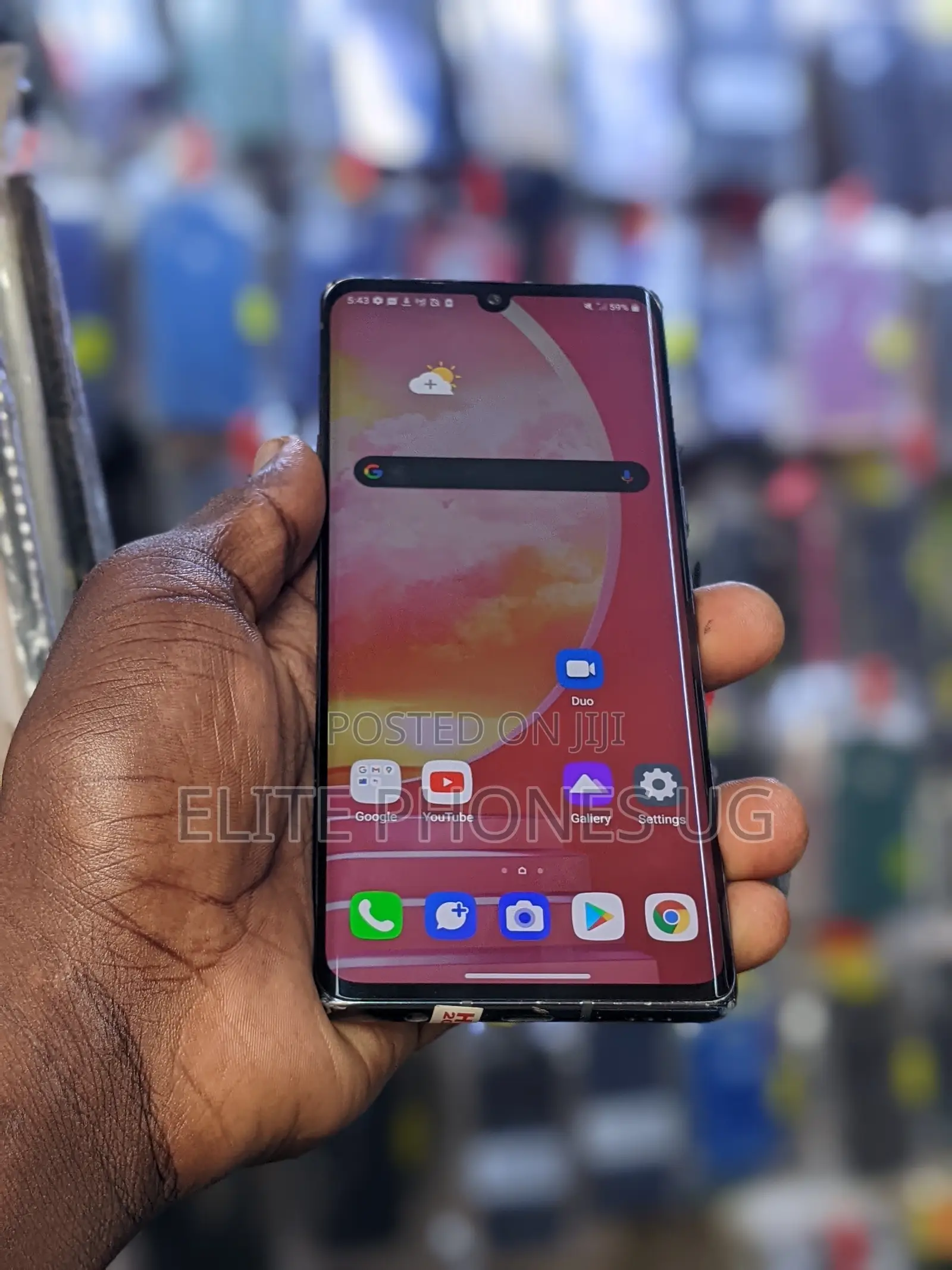 LG Velvet 5G 128 GB Gray