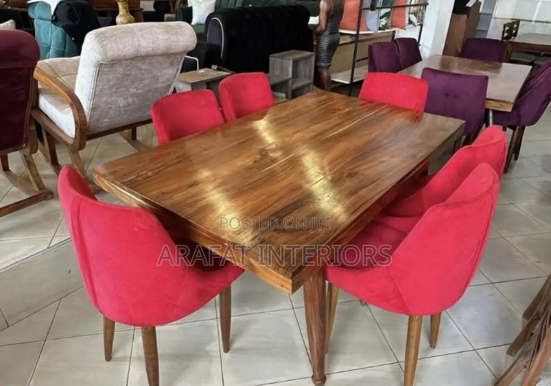 Stunning Solid Wood Dining Table Set 