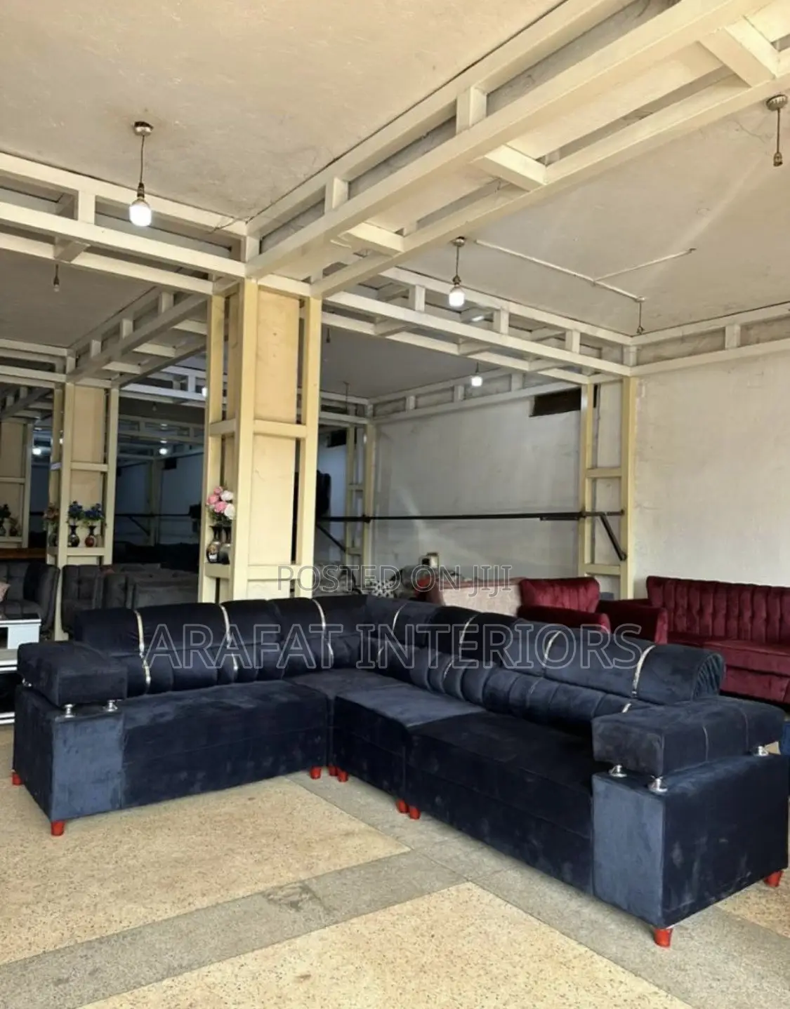 Massive Luxury Velvet Sectional Sofa 