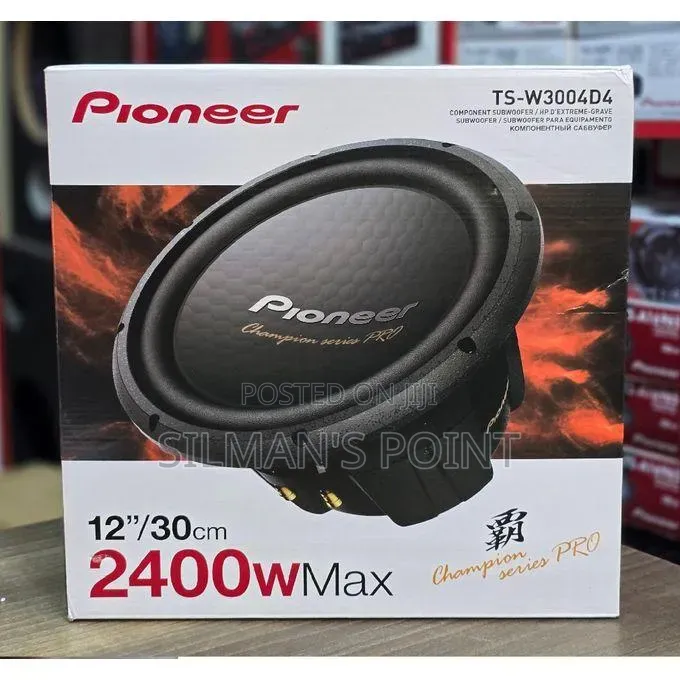 Pioneer 12" 2400 Watts Subwoofer