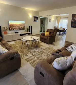 Modern Brown Living Room Set 