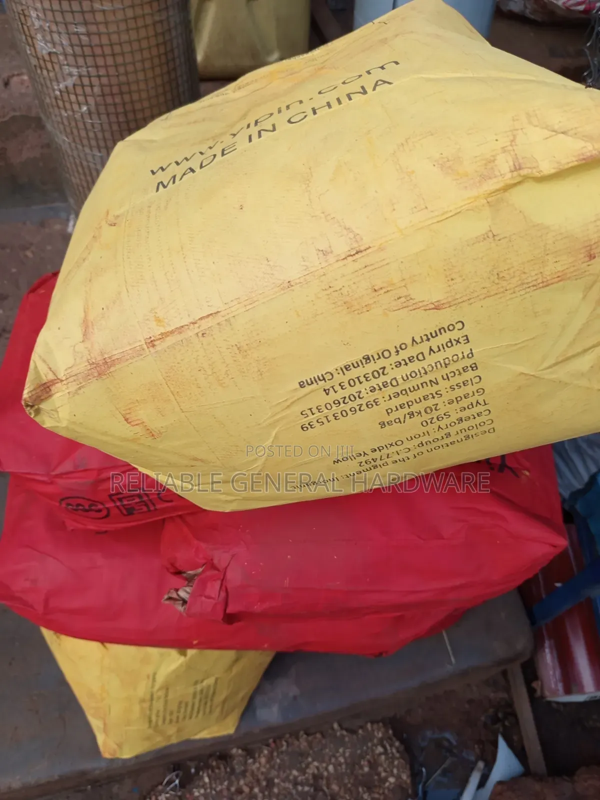 Yellow Oxide Original 25kg