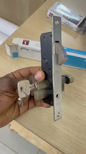 Premium Godrej Sliding Door Hook Lock Set
