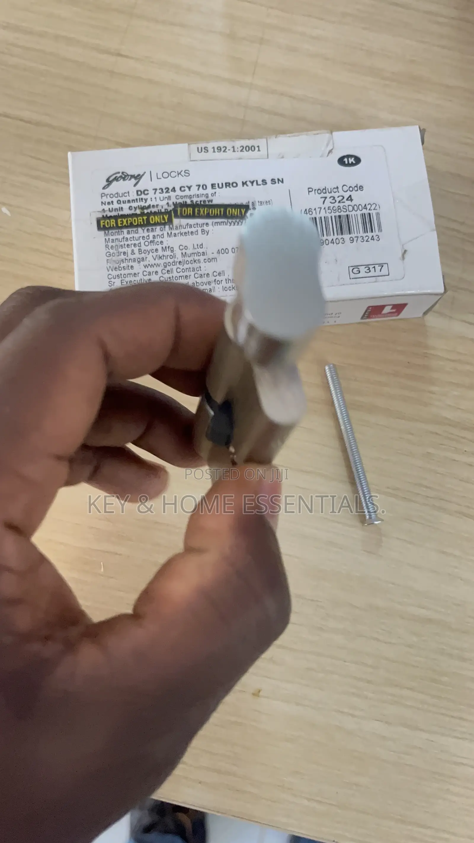 Godrej 70mm Keyless Euro Privacy Cylinder