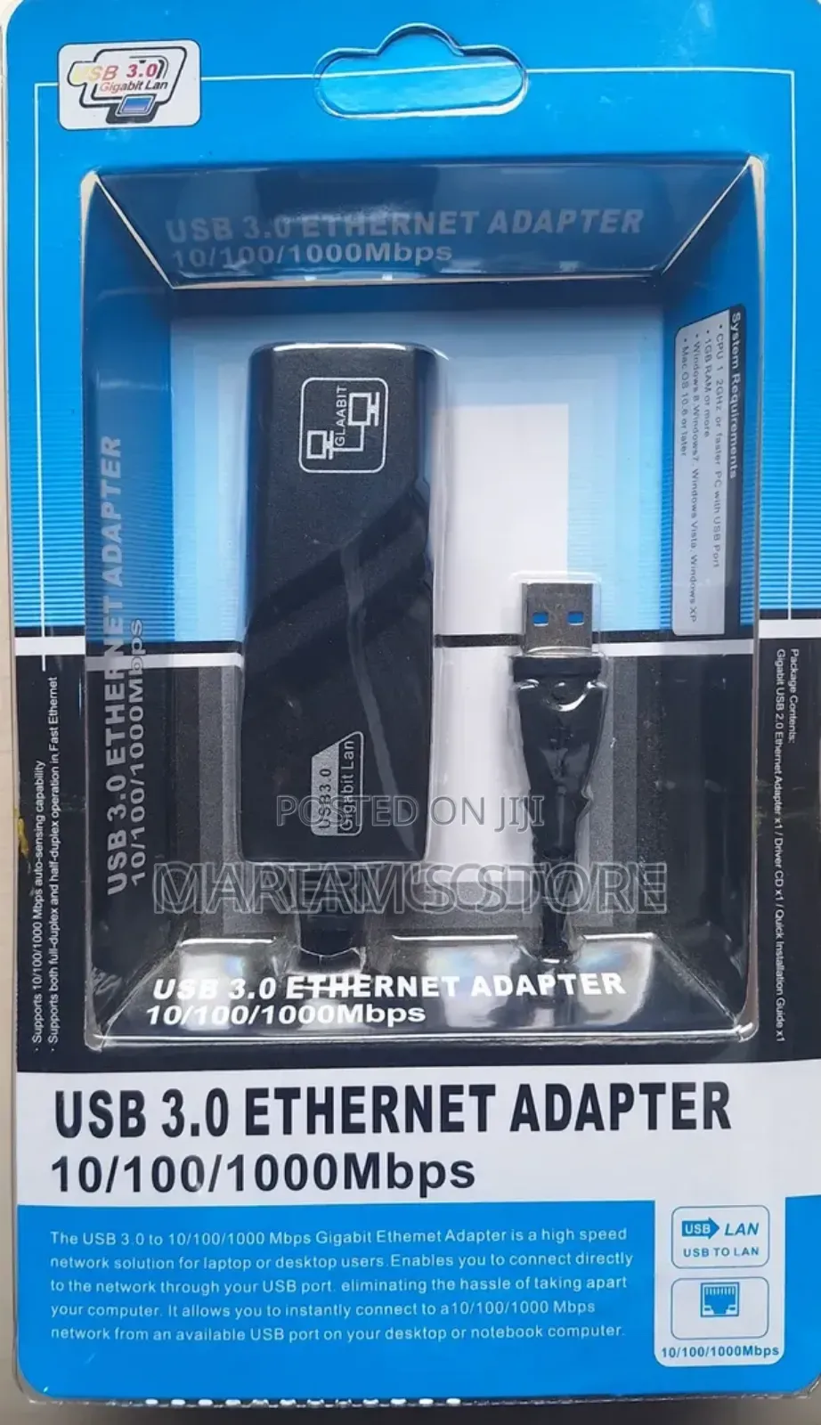 3.0 To Gigabit Ethernet Adapter To Provide High-speed Wired Internet