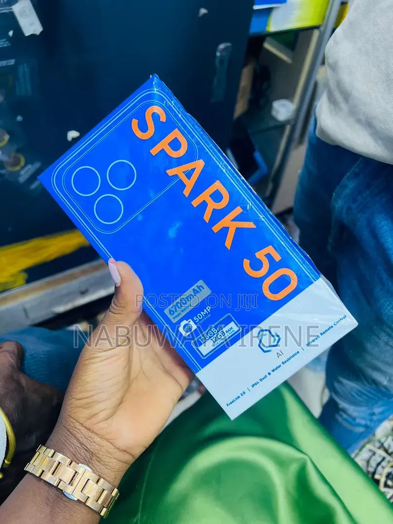 New Tecno Spark 50 128 GB Black
