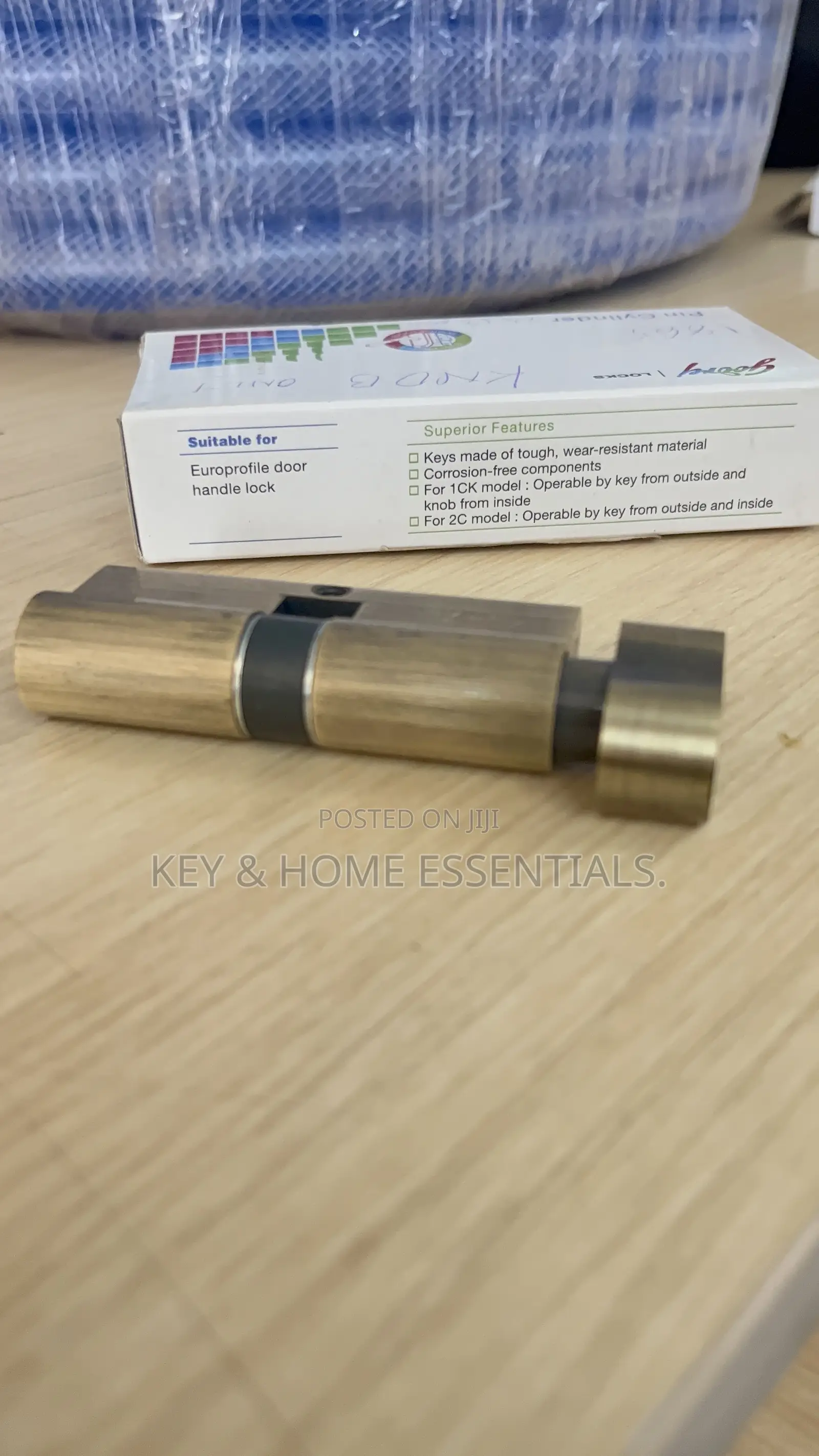 Lock Cylinder (Key Knob) – Antique Brass