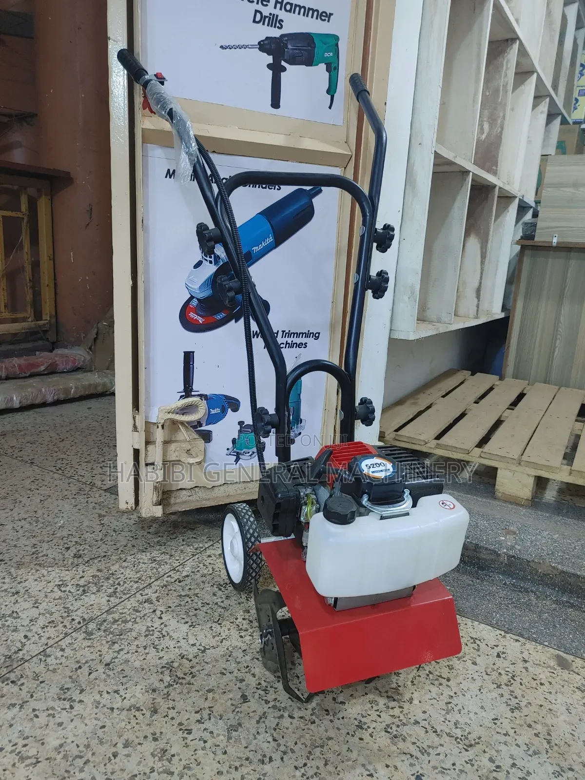2 Stroke Engine Mini Walking Tractor Gasoline