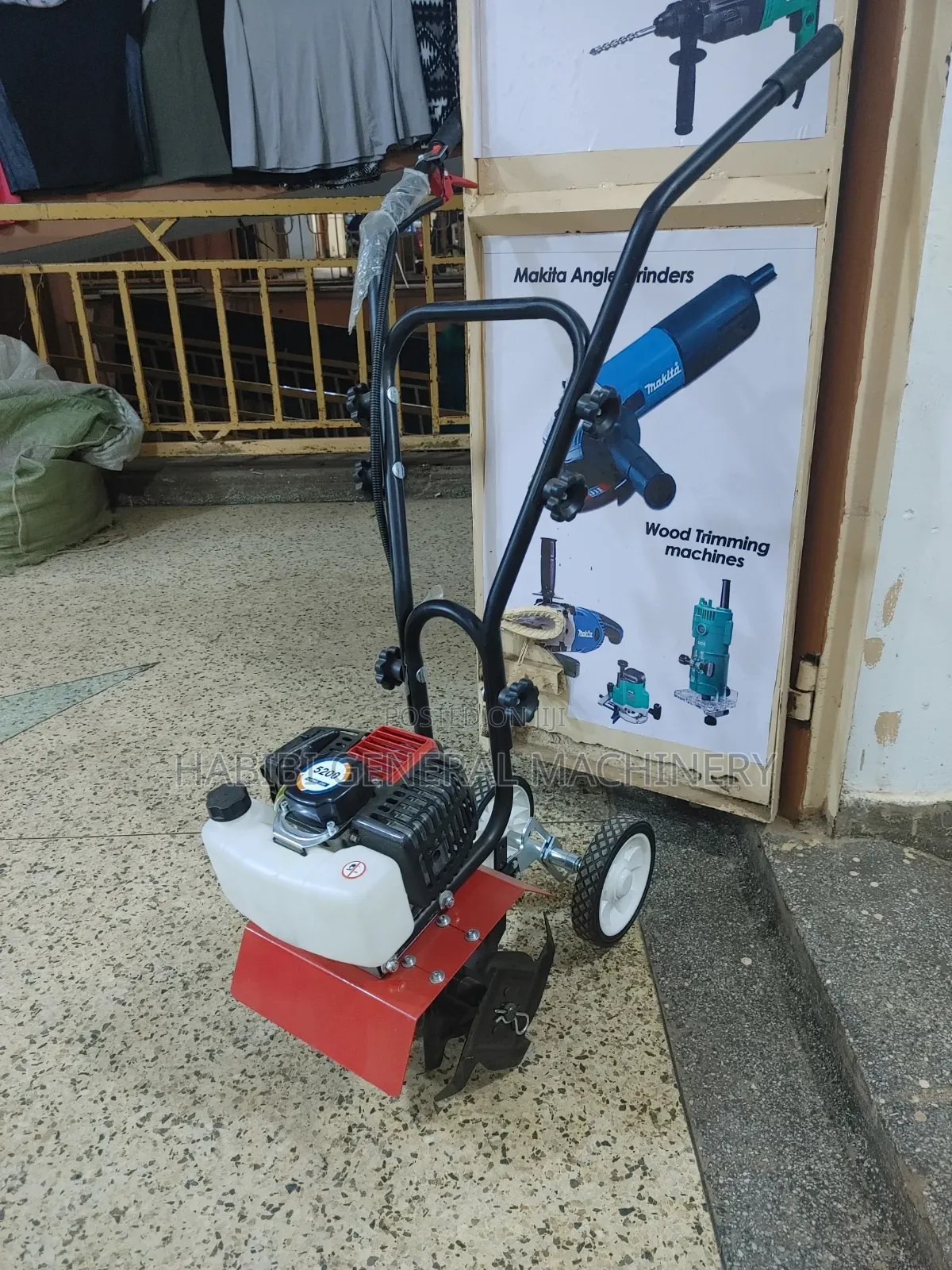 2 Stroke Engine Mini Walking Tractor Gasoline