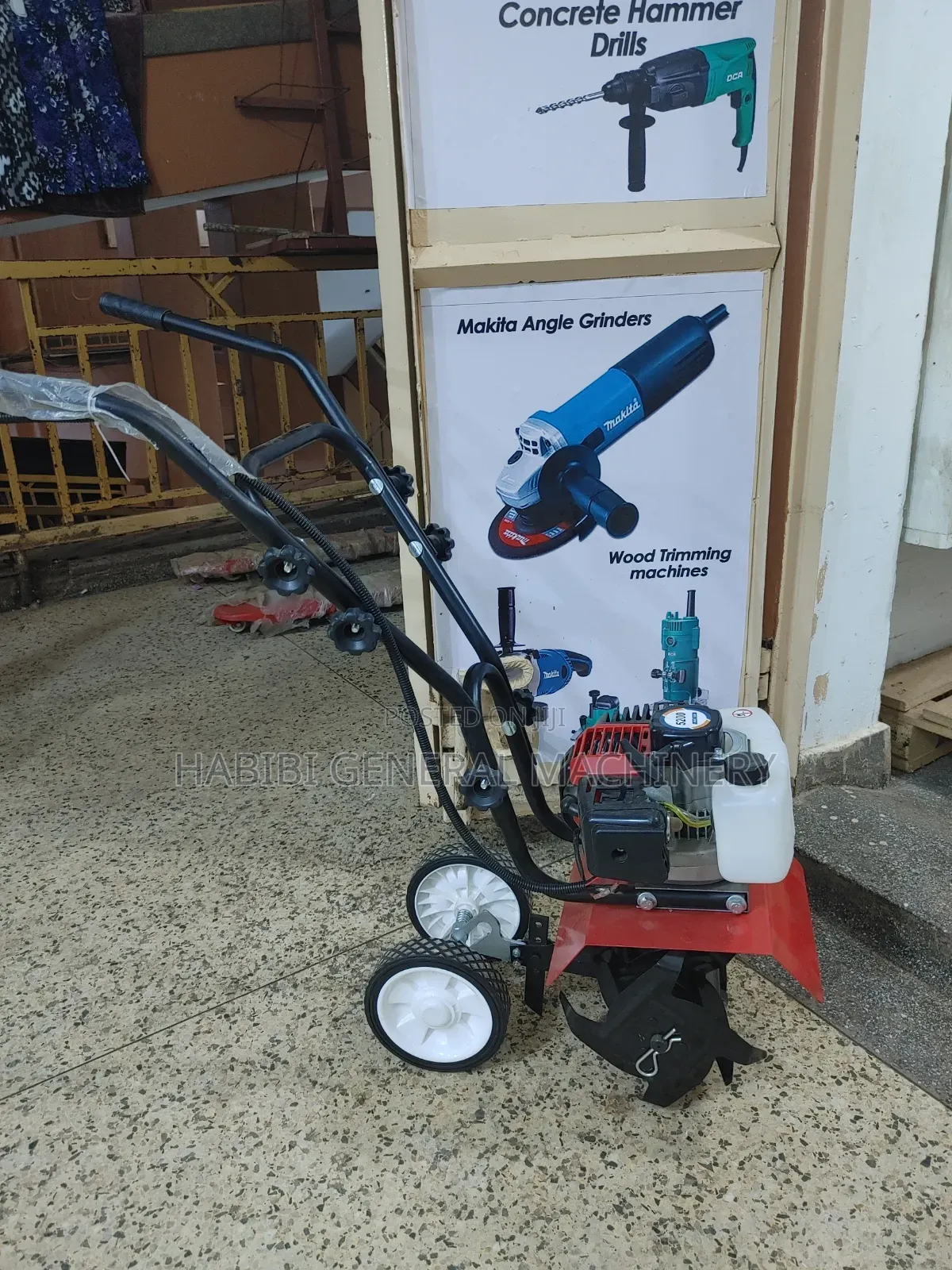 2 Stroke Engine Mini Walking Tractor Gasoline