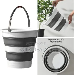 Round Collapsible Water Bucket
