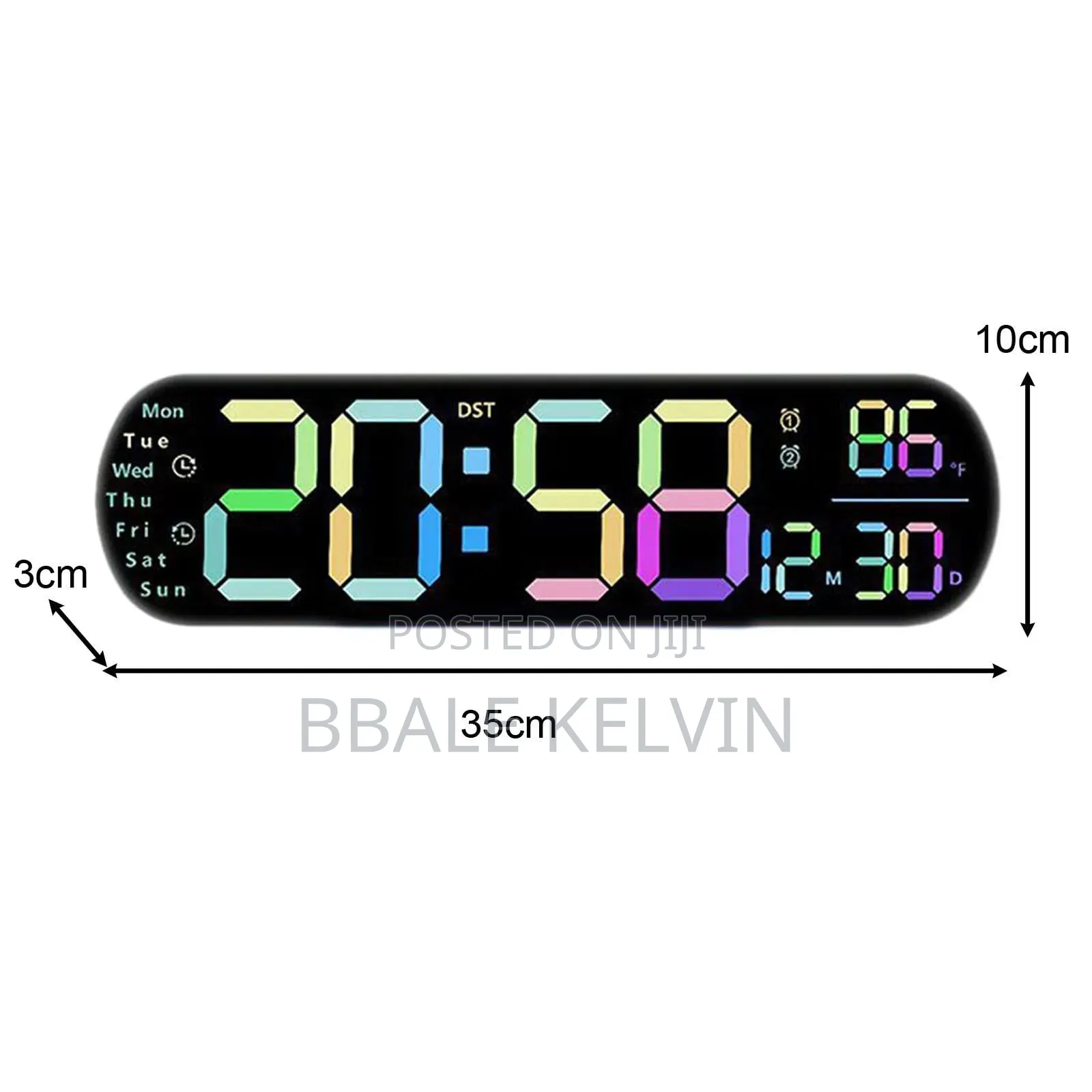 Digital Alarm Clock Large Display