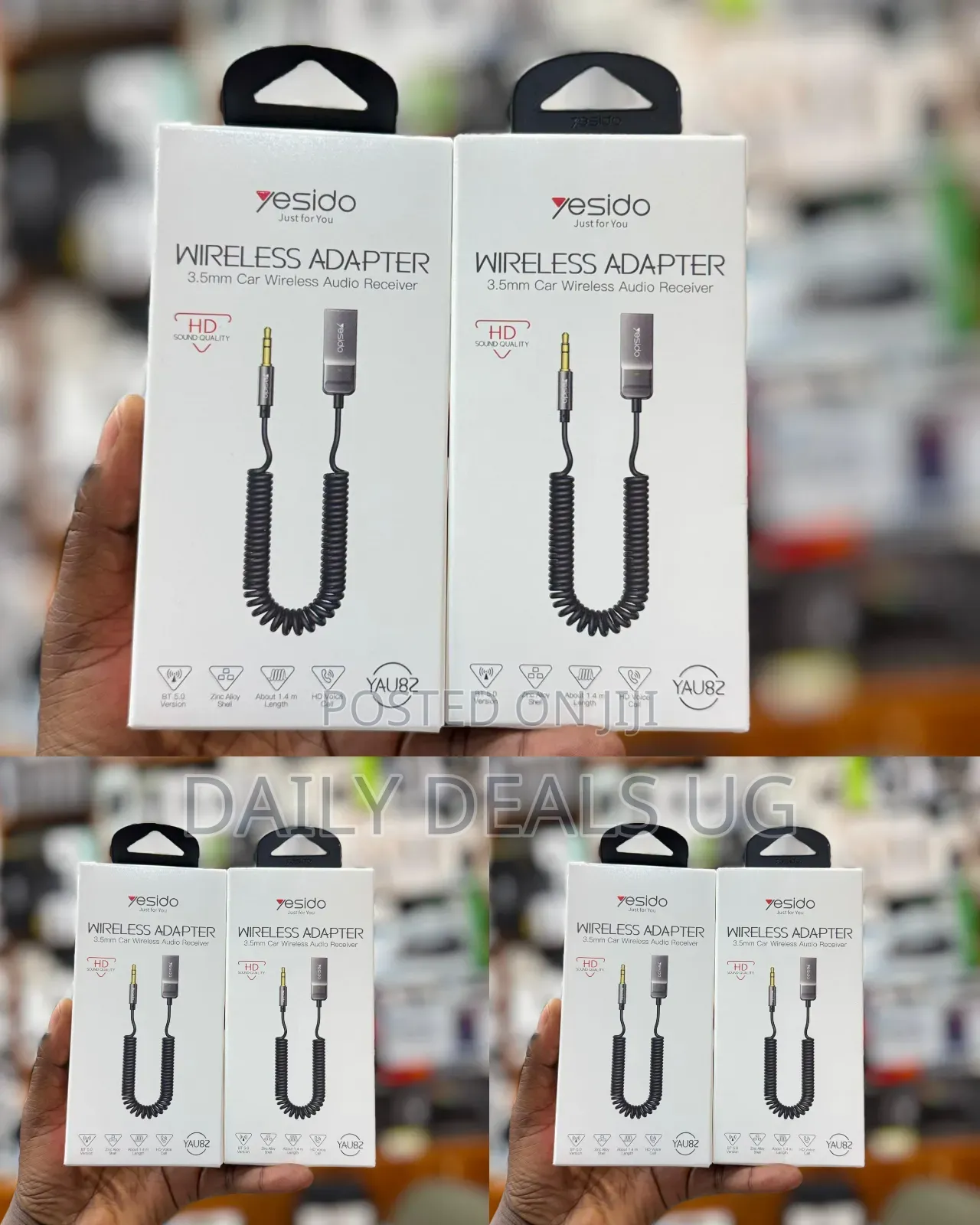 Yesido Wireless Audio Receiver Yau82