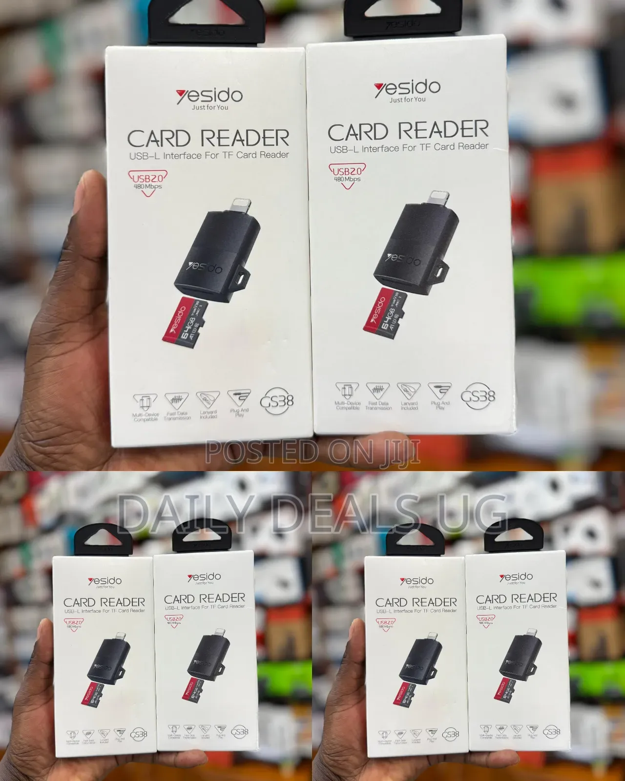 Yesido Gs38 Lightning to Tf Card Reader