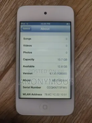 iPod Touch 4th Generation 16gb