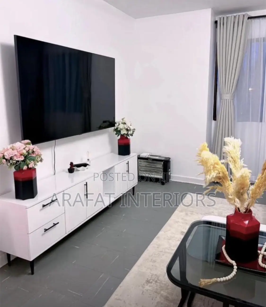 Elevating Everyday With This Sleek White Tv Unit