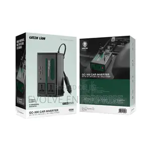 Green Lion Gc300 Car Inverter 300w 7in1 Multi-Port With Dc to Ac Dc