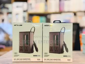Green Lion Gc300 Car Inverter 300w 7in1 Multi-Port With Dc to Ac Dc