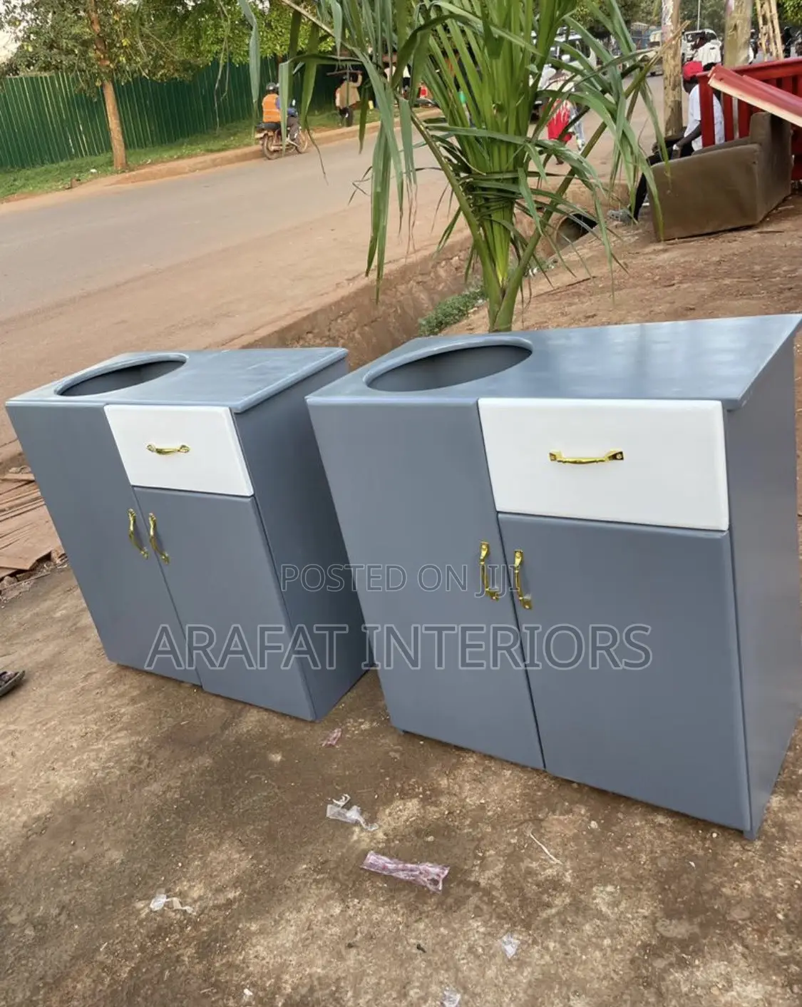 Modern Gas Bin Cabinet