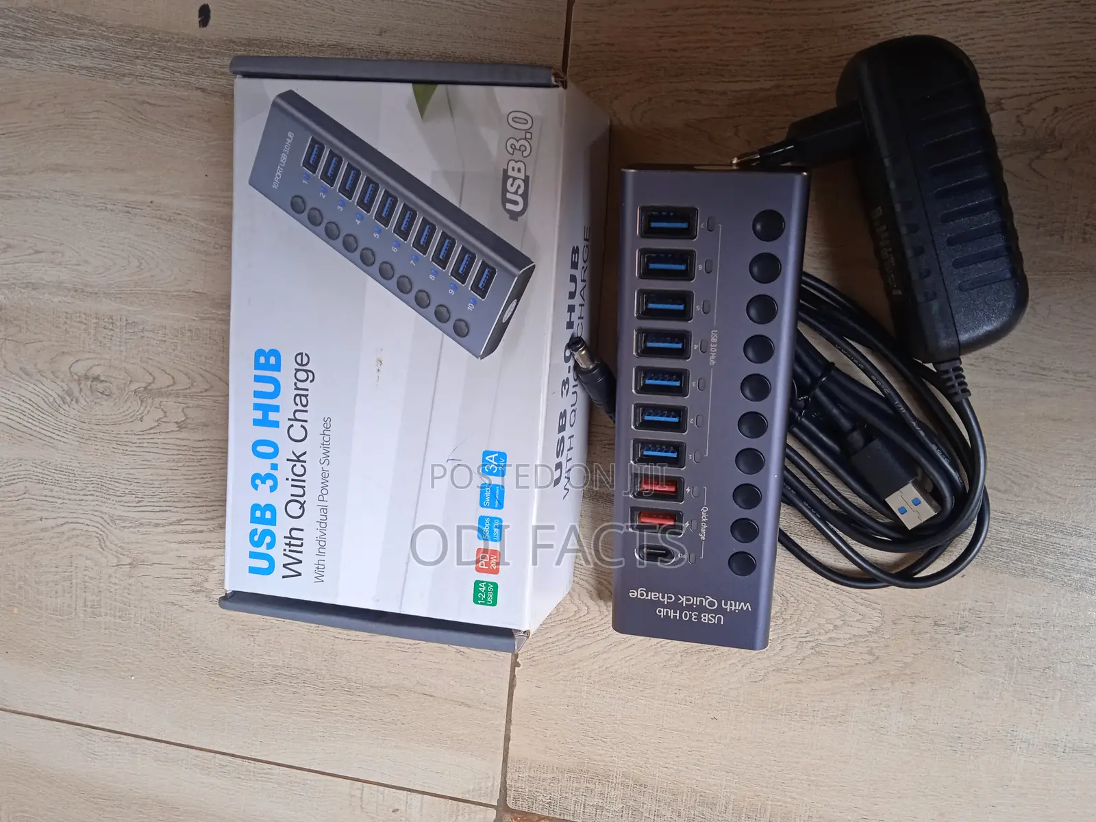 Usb Hub 3.0, 10ports
