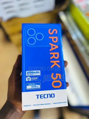 New Tecno Spark 50 128 GB Gray