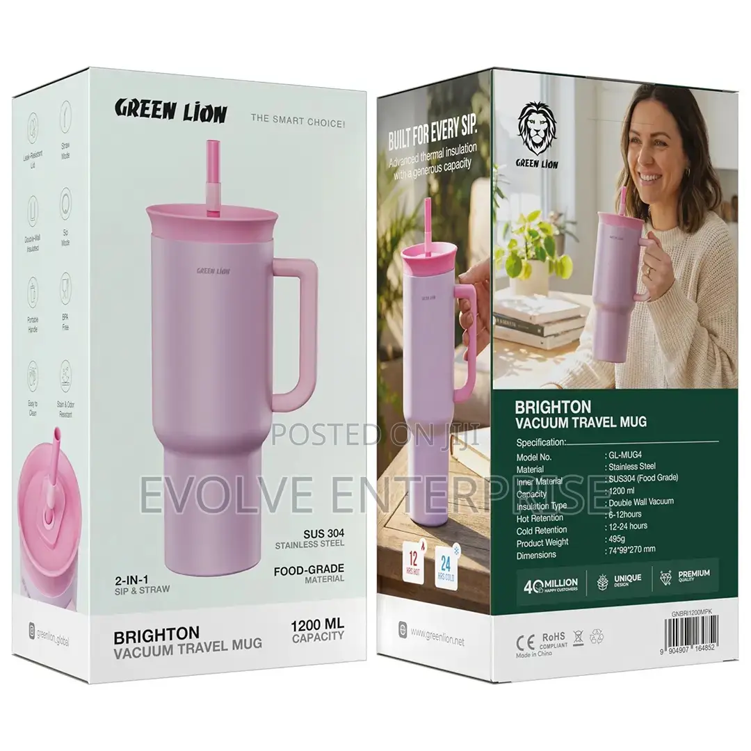 Green Lion Brighton Vacuum Travel Mug for Couples