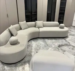 Absolutely Gorgeous Large Curved Sectional Sofa!