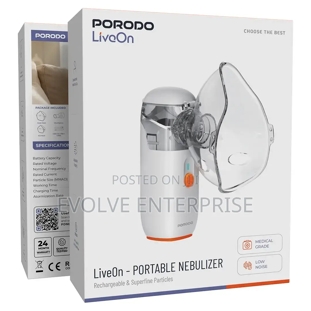Porodo Liveon Portable Rechargeable Nebulizer