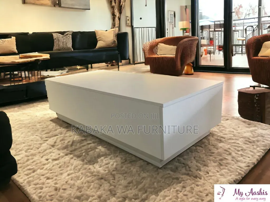 Aukfa Coffee Table /With Storage, /Modern Sofa /Cente Table Center/