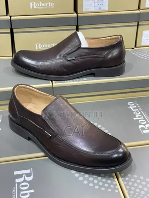 Roberto Venuti Brown Leather Slip-on Shoe