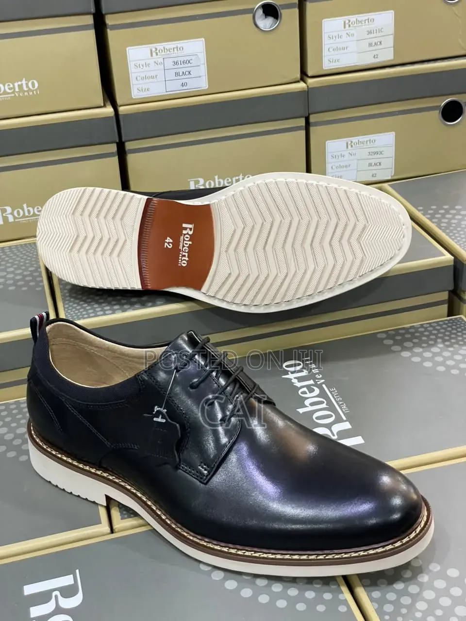 Roberto Venuti Men's Glover Derby Shoes