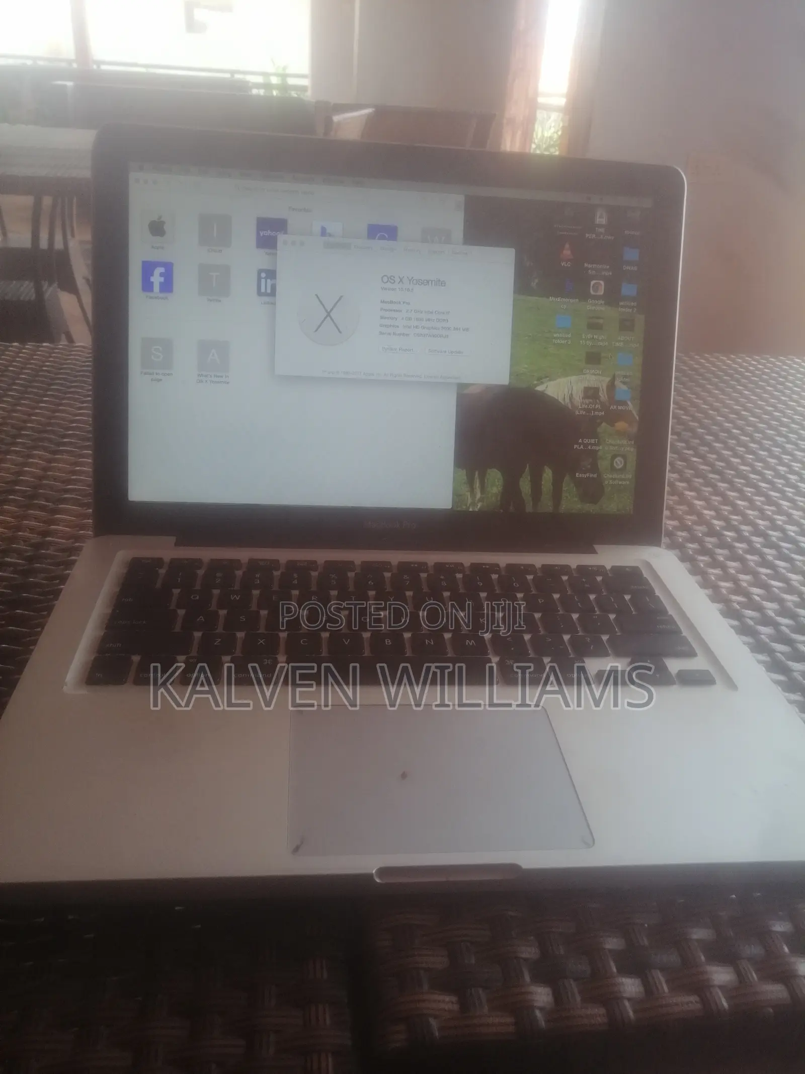 Laptop Apple MacBook Pro 16GB Intel Core i7 SSHD (Hybrid) 500GB