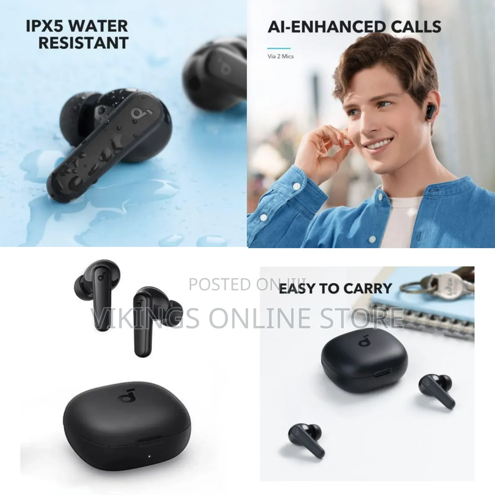 Soundcore R50i True Wireless in-Ear Earbuds, TWS With 30h+ Playtime