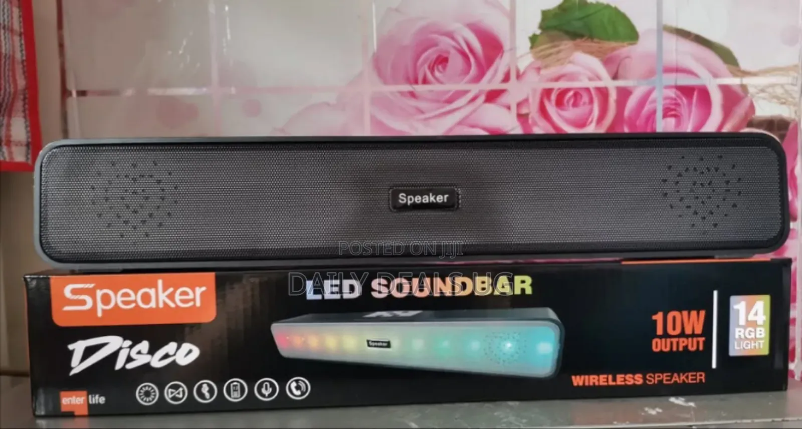 10w Output Led Soundbar With 14 RGB Lights