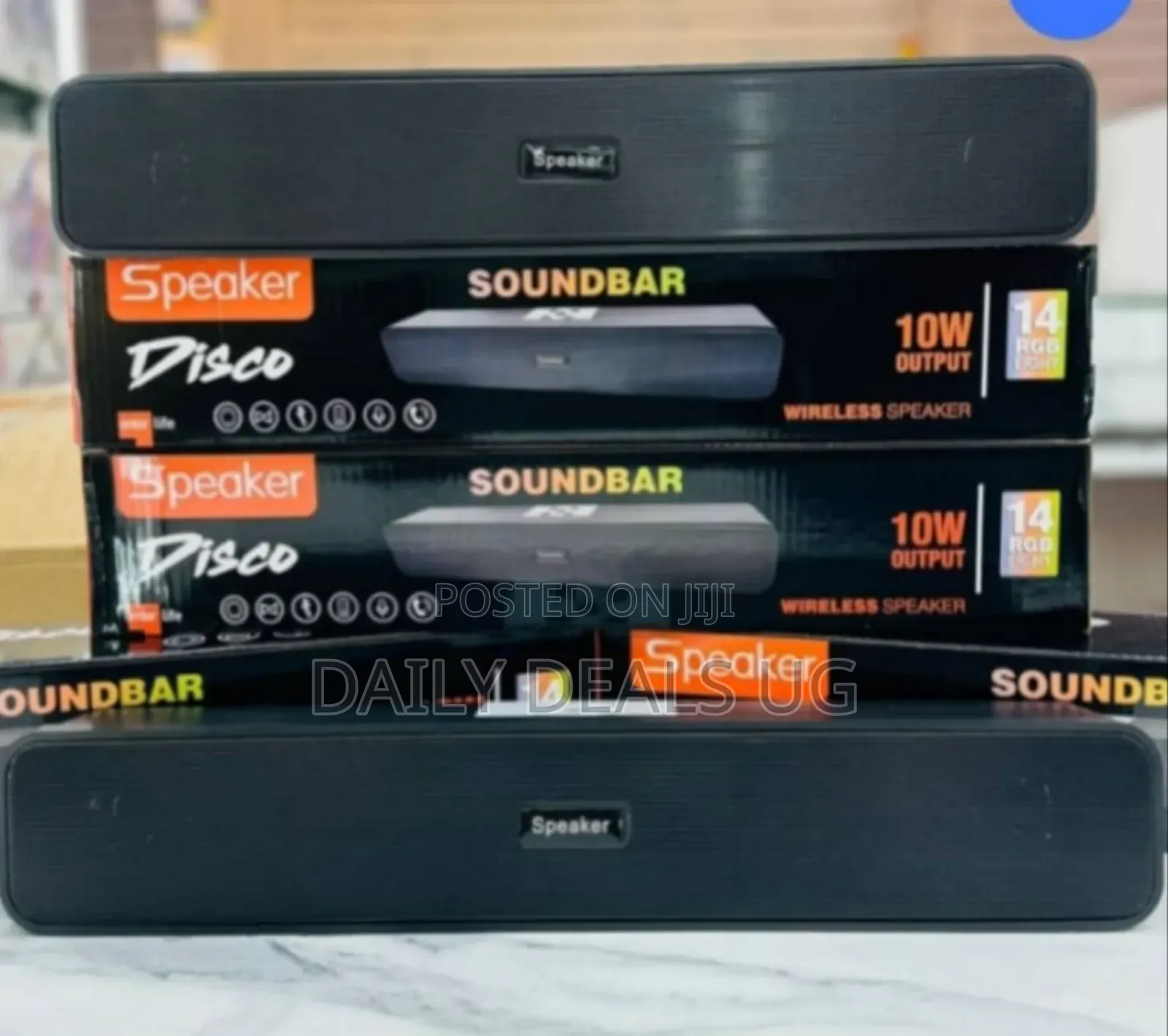 10w Output Led Soundbar With 14 RGB Lights