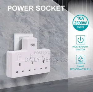Winning Star Uk Plug Extension Socket – 3 Outlets, 2500w, 10a
