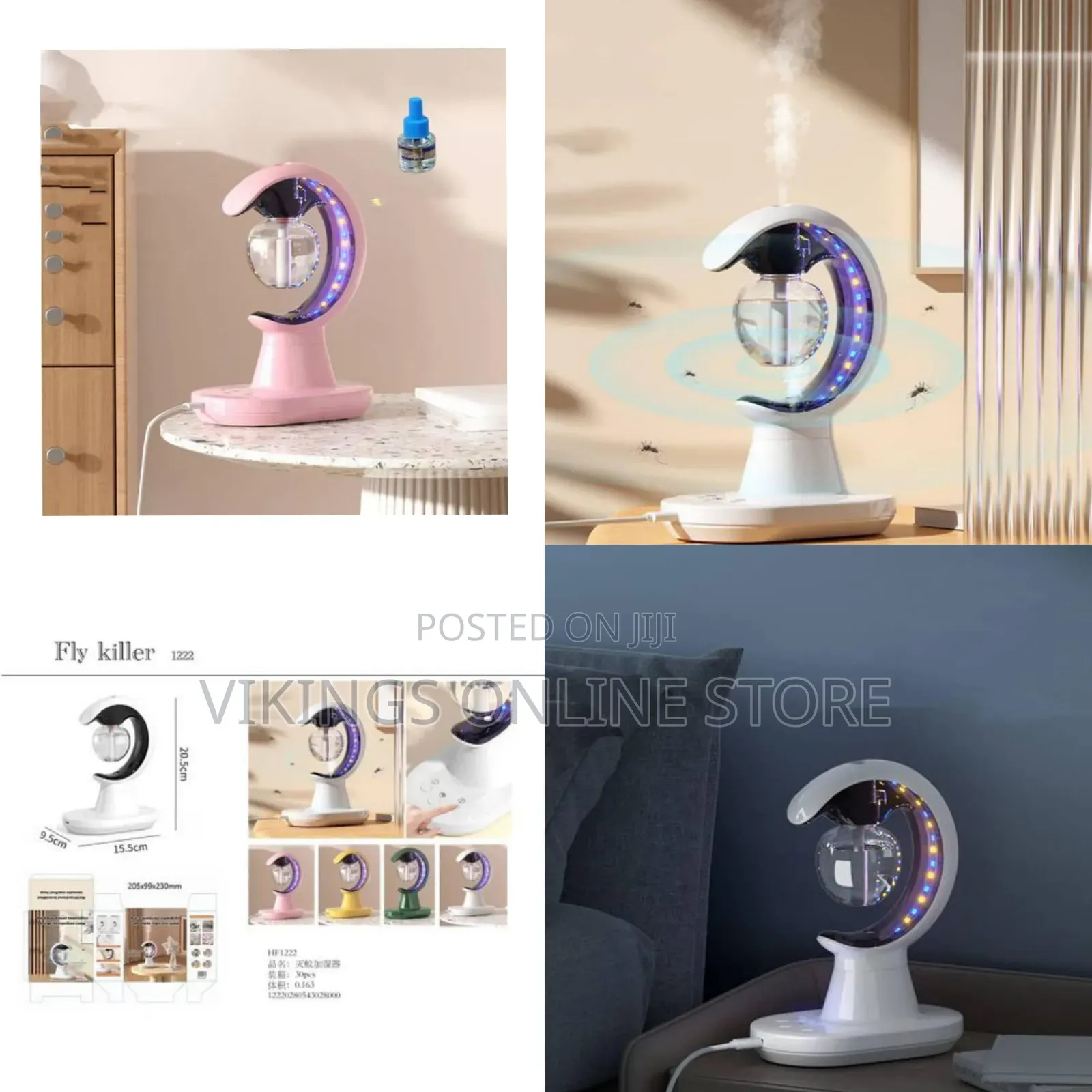 Multi Function Fly Mosquito Repellent Killer Lamp Air Humidifier Spray