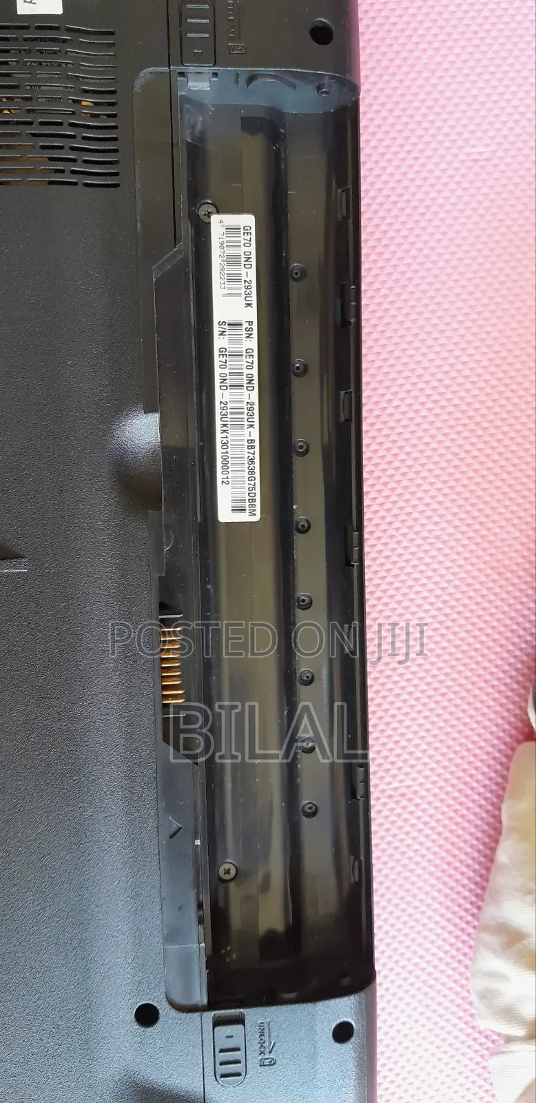 Laptop MSI GE70-0ND 8GB Intel Core i7 HDD 1T