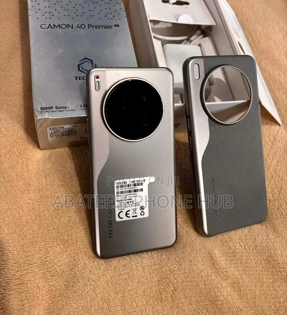 New Tecno Camon 40 Premier 256 GB Gray