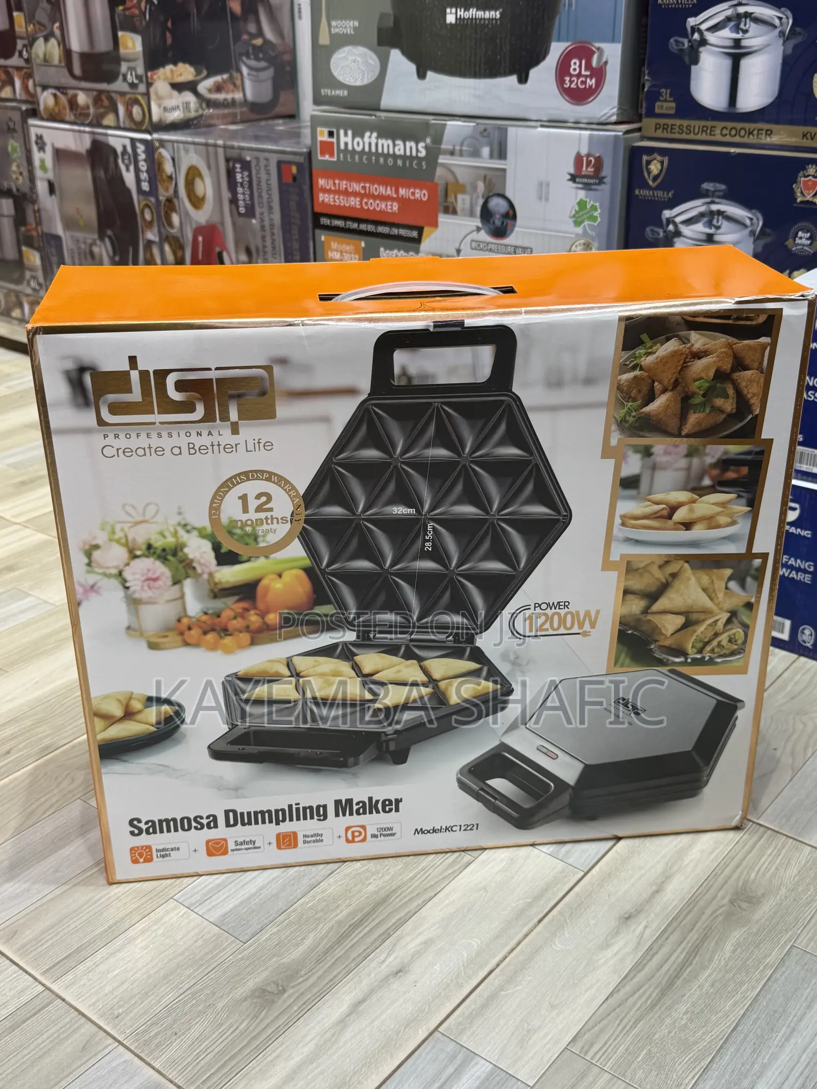 DSP Professional 24-Piece Electric Samosa Dumpling Maker (1200w)