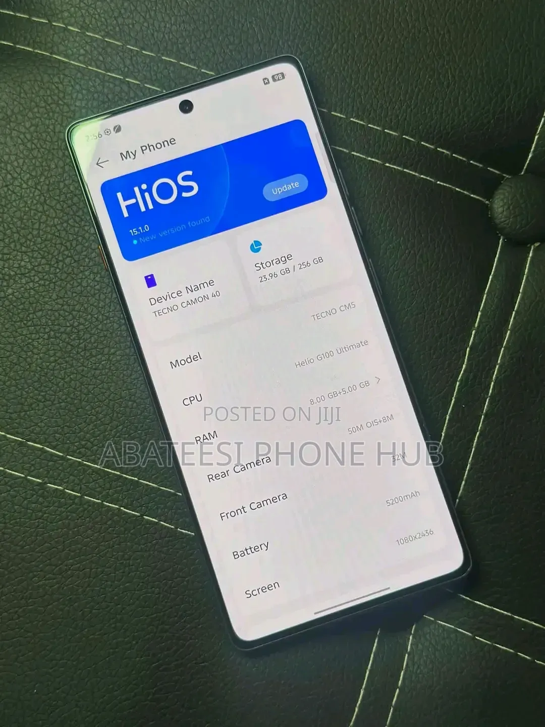 Tecno Camon 40 Pro 5G 256 GB Black