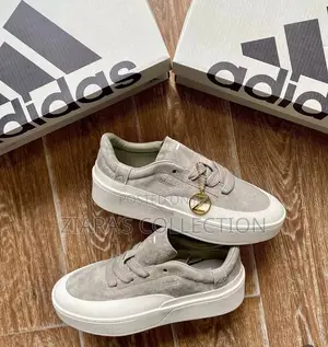 Beige Suede Adidas Labcourt Sneakers