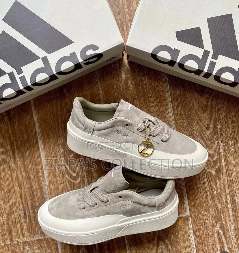 Beige Suede Adidas Labcourt Sneakers