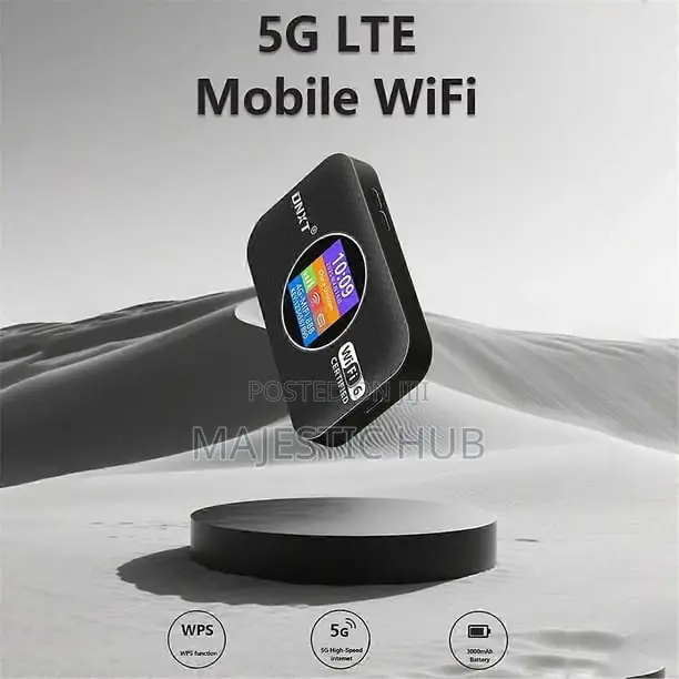5g Lte Mobile Wifi 6 Router – 300mbps Wifi 6 Hotspot, 3000mah Battery