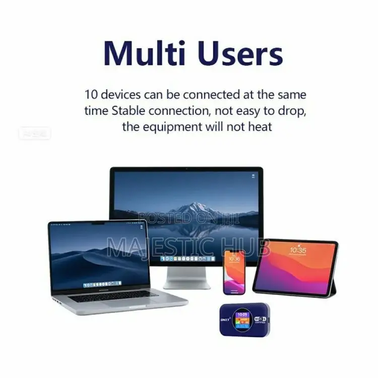 5g Lte Mobile Wifi 6 Router – 300mbps Wifi 6 Hotspot, 3000mah Battery