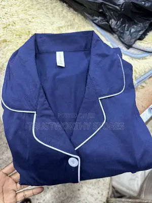 Navy Blue Sleepwear - Short Sleeved