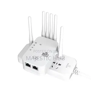 Wifi Repeater 1200m With 6 Antennas – 1200mbps Dual Band Wireless