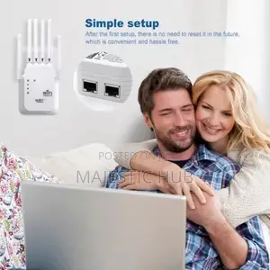 Wifi Repeater 1200m With 6 Antennas – 1200mbps Dual Band Wireless